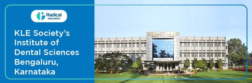 KLE Society's Institute of Dental Sciences Bangalore Cut off 2024-25 (updated)
