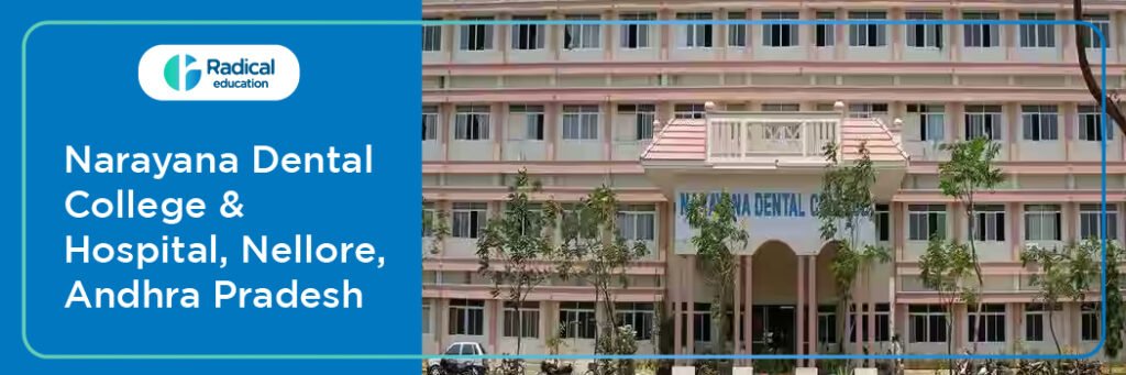 Narayana Dental College and Hospital Nellore Cut off 2024-25 (updated)