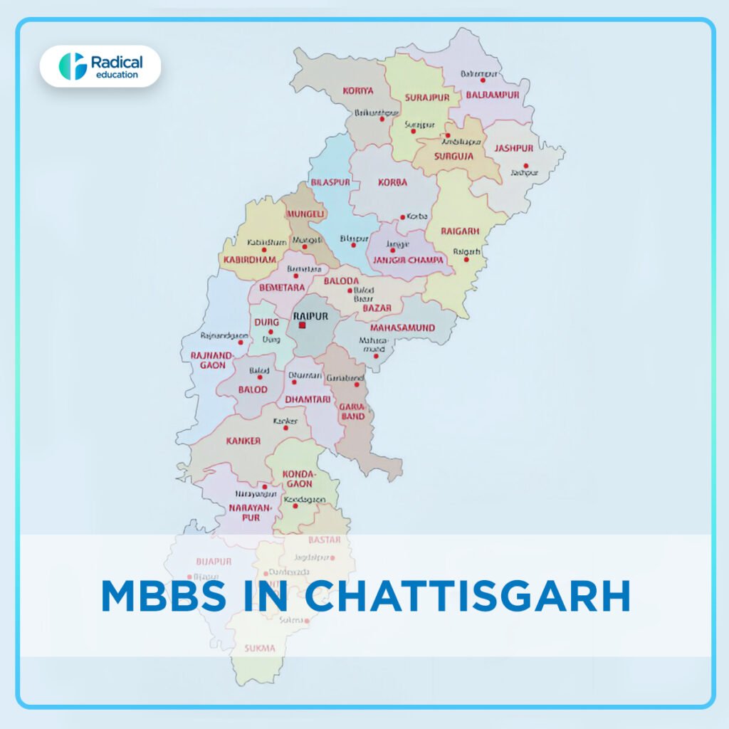 Pursuing MBBS in Chhattisgarh 2025 is an excellent choice for medical aspirants looking for quality education at an affordable cost. With a growing number of medical colleges in Chhattisgarh, the state has become a preferred destination for students seeking top-notch medical training.
