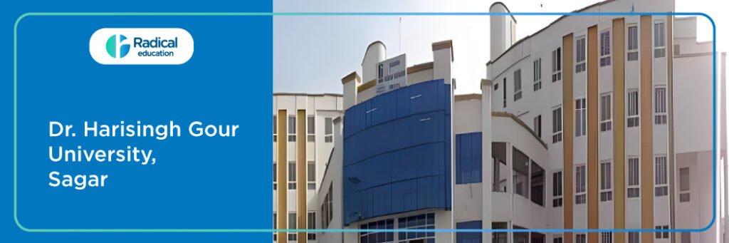 Dr. Hari singh Gour Vishwavidyalaya, widely known as Dr. Harisingh Gour University (DHSGSU), is a prestigious central university situated in Madhya Pradesh. Formerly referred to as the University of Saugar, Saugor, or Sagar University, it holds the distinction of being the oldest and largest university in Madhya Pradesh, established in 1946. Recognized by the UGC and accredited with an 'A+' grade by NAAC, the university is a hub of academic excellence. DHSGSU offers a diverse range of over 30 undergraduate, postgraduate, diploma, certificate, and doctoral programs across disciplines such as Humanities, Science and Technology, Business Management, Journalism and Mass Communication, Education, and more. Admissions to UG and PG programs are conducted through the Common University Entrance Test (CUET), administered by the NTA.