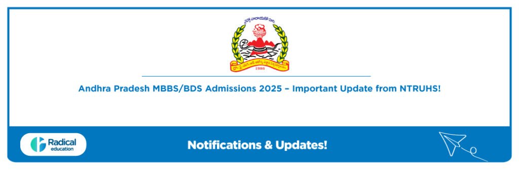 Andhra Pradesh MBBS/BDS Admissions 2025