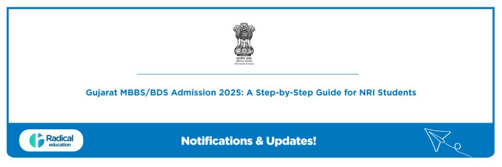 Gujarat MBBS/BDS Admission 2025