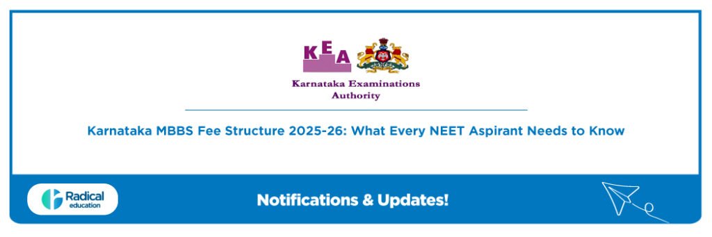 Karnataka MBBS Fee Structure 2025-26