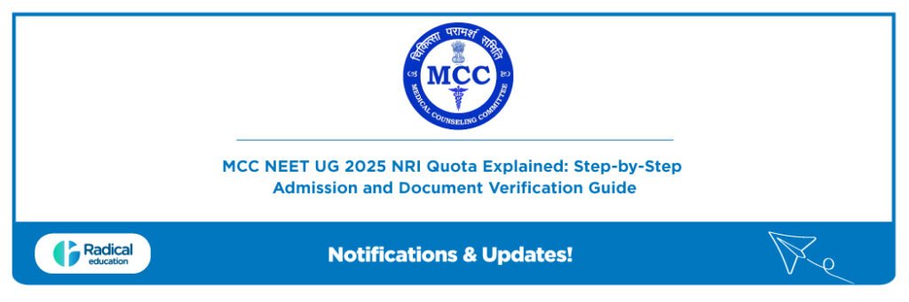 MCC NEET UG 2025 NRI Quota