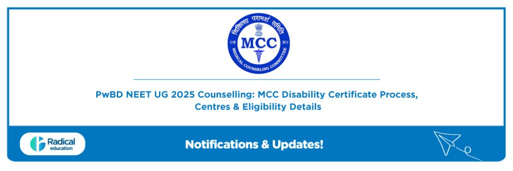 PwBD NEET UG 2025 Counselling