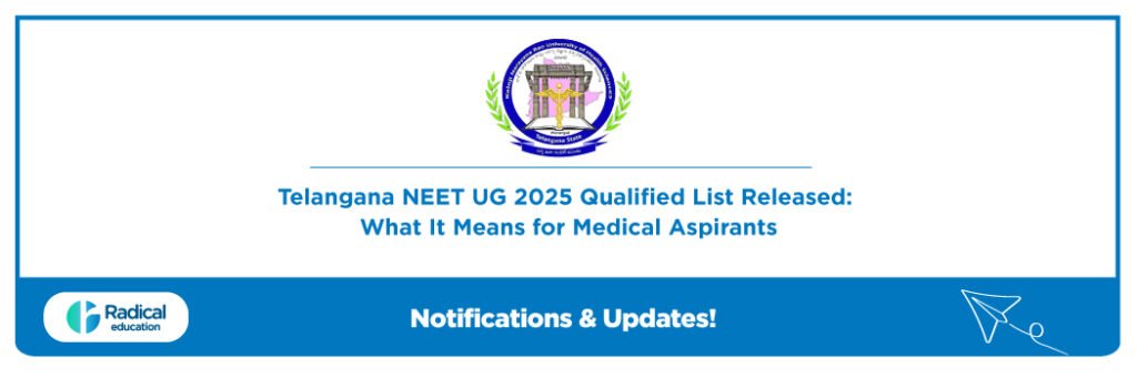 Telangana NEET UG 2025 Qualified List Released: What It Means for Medical Aspirants