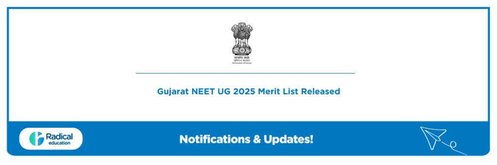 Gujarat NEET UG 2025 Merit List