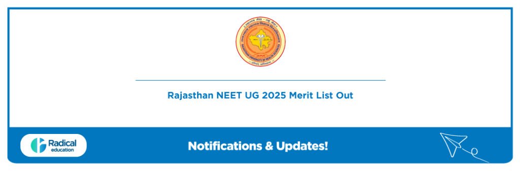 Rajasthan NEET UG 2025 Merit List: